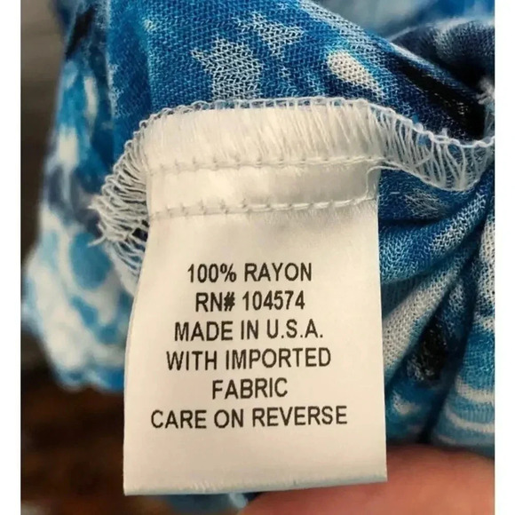 NEW The Vanity Room Women's Size Small Blue Ruffle Off the Shoulder Maxi Dress - Picture 5 of 5